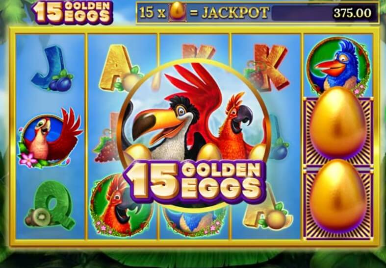 15 golden eggs Boongo