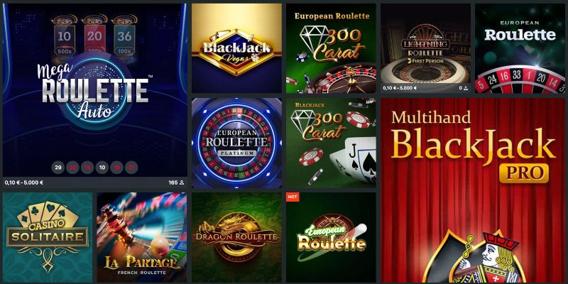 1Bet Tischspiele