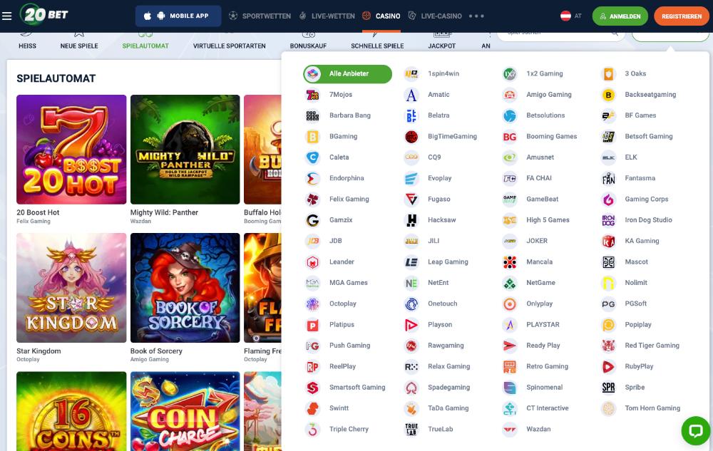20bet providers