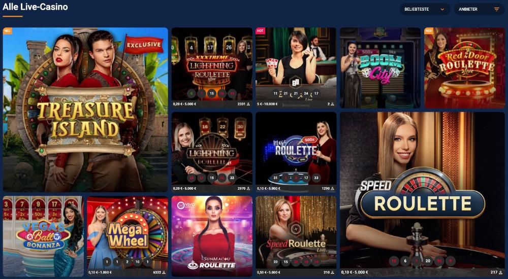 GrandWin Live Casino