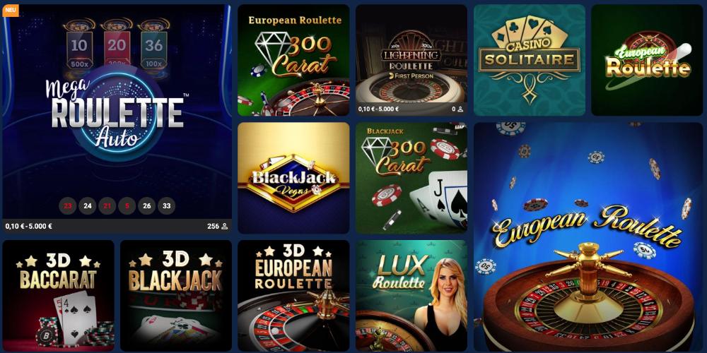 GrandWin Tischspiele