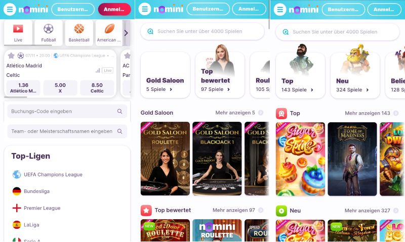 Nomini app