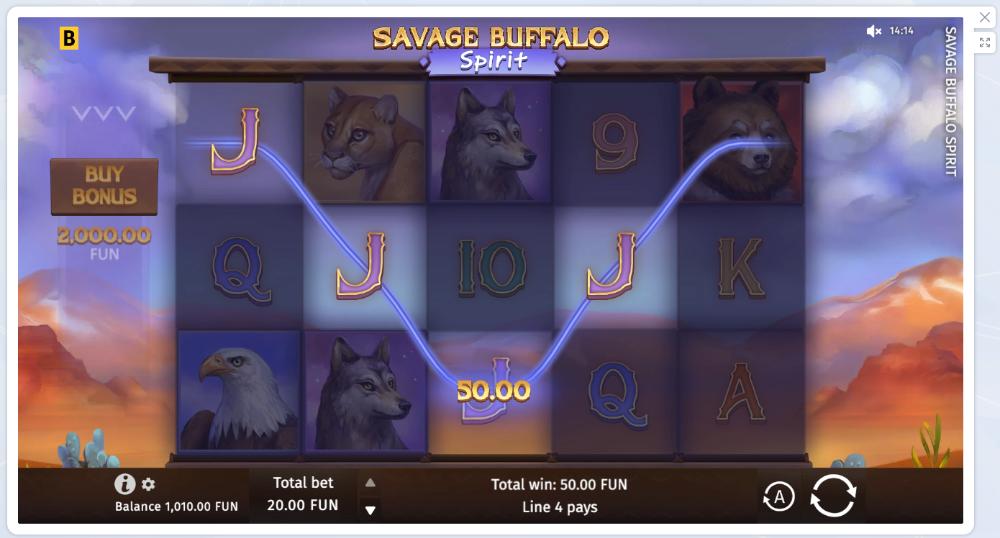 Spielautomaten Savage Buffalo Spirit