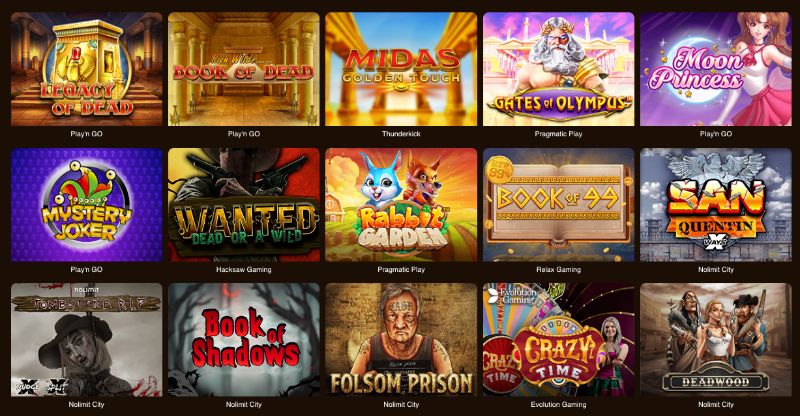 Vasy casino Spielautomaten