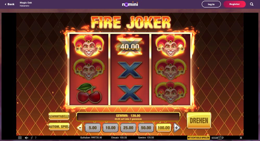 Fire Joker Spielautomaten