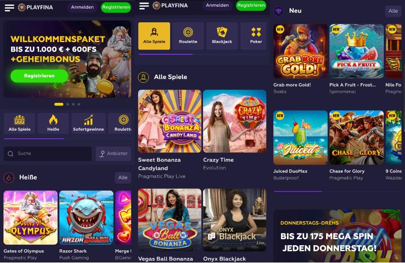 Playfina app