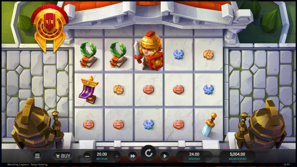 Buran casino Marching legions slot