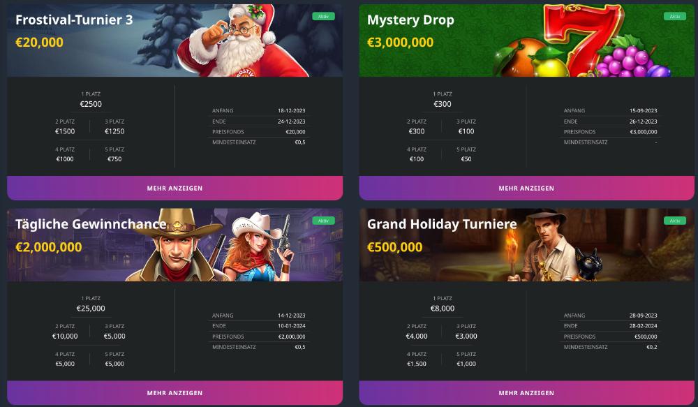 Buran casino Turniere