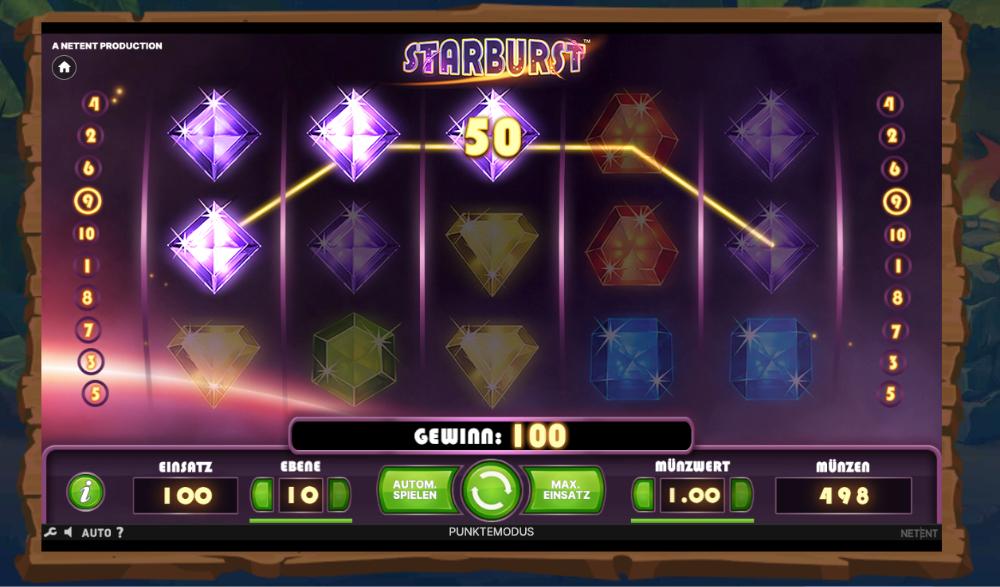 Starburst Online-Spielautomaten