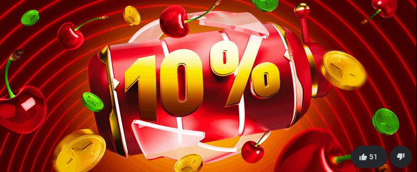 10% Chashback