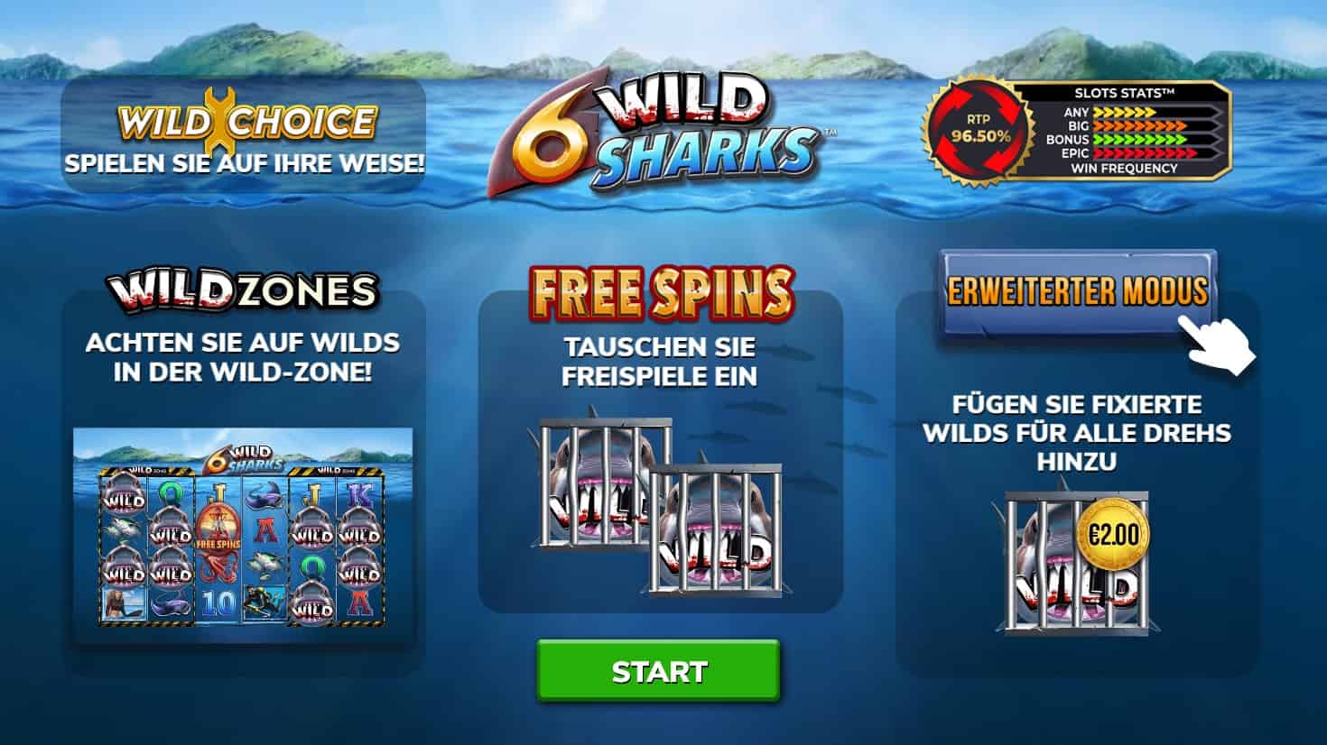 6 Wild Sharks_Relax Gaming_StoneVegas-