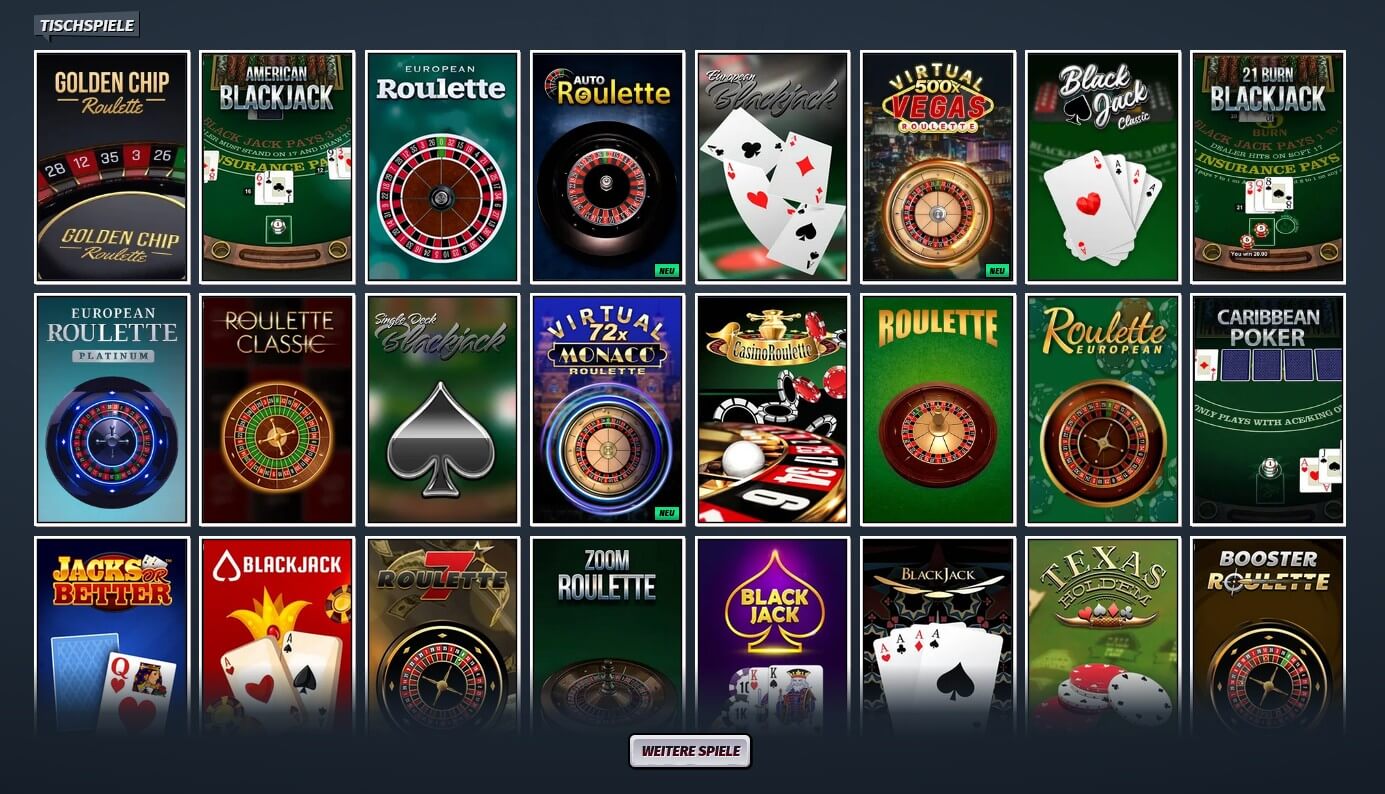 AllySpin Casino_Tischspiele