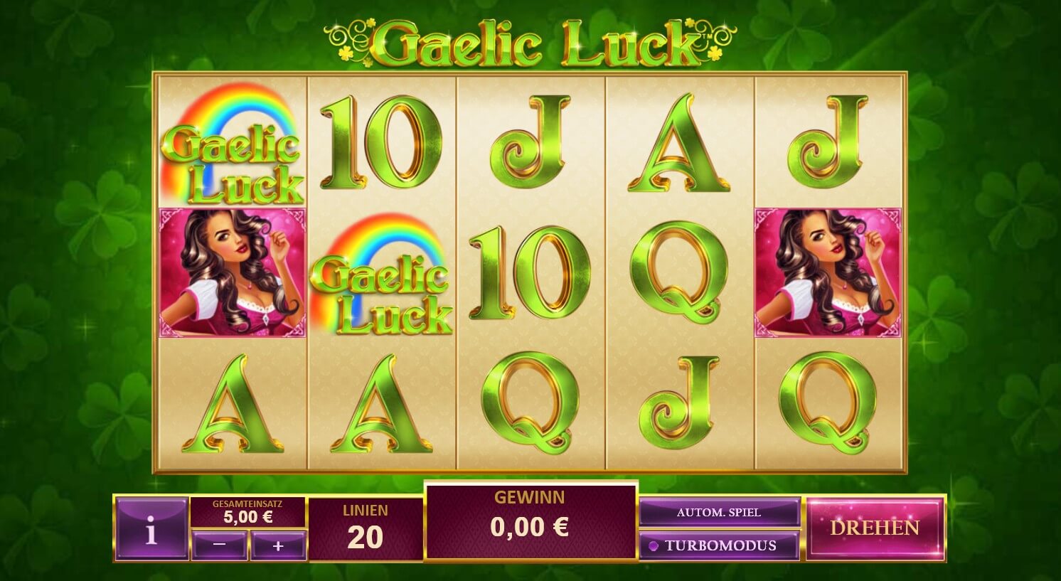 AllySpin Casino_Top RTP_Gaelic Luck von Playtech