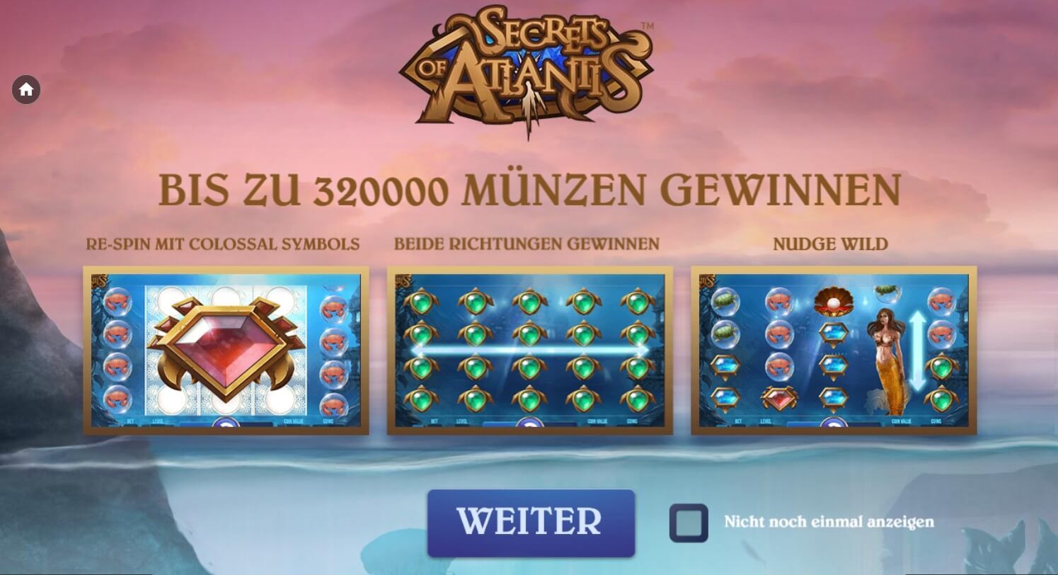 AllySpin Top-RTP-Slot_Secrets of Atlantis von NetEnt