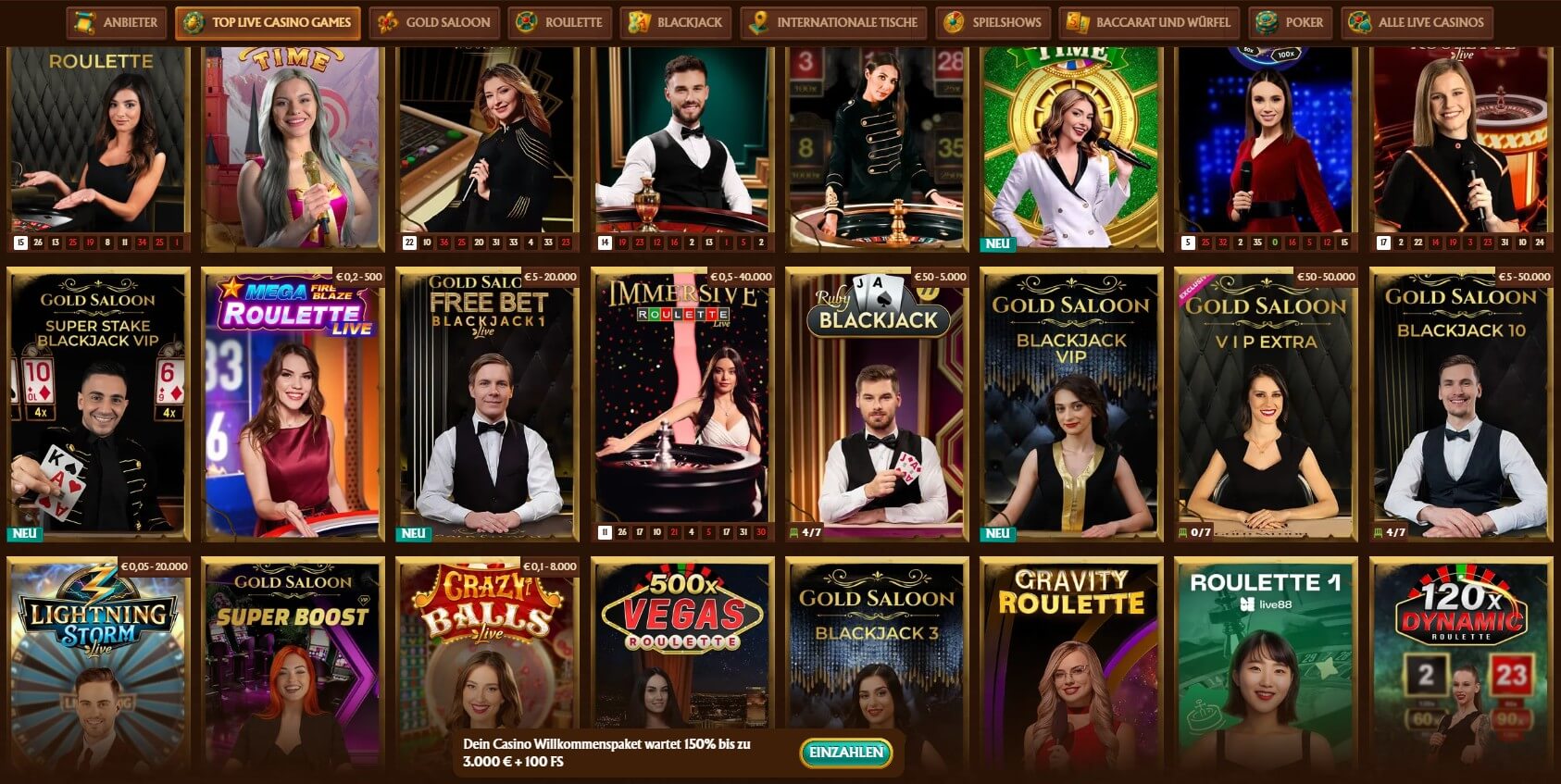 Amunra live casino