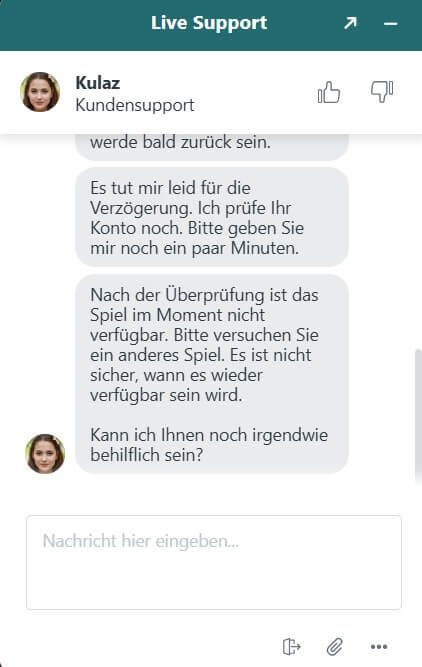 Amunra_Kein Book of Dead verfügbar