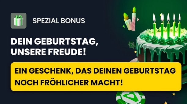 Asino Geburtstagsbonus