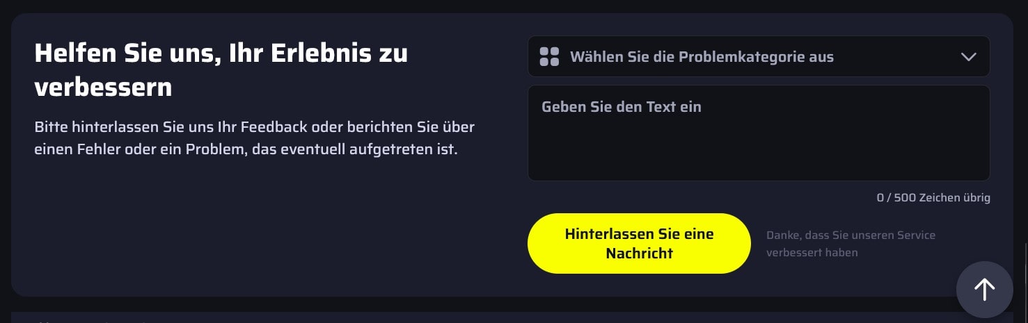 BDMbet Helfen Sie uns, uns zu verbessern-min