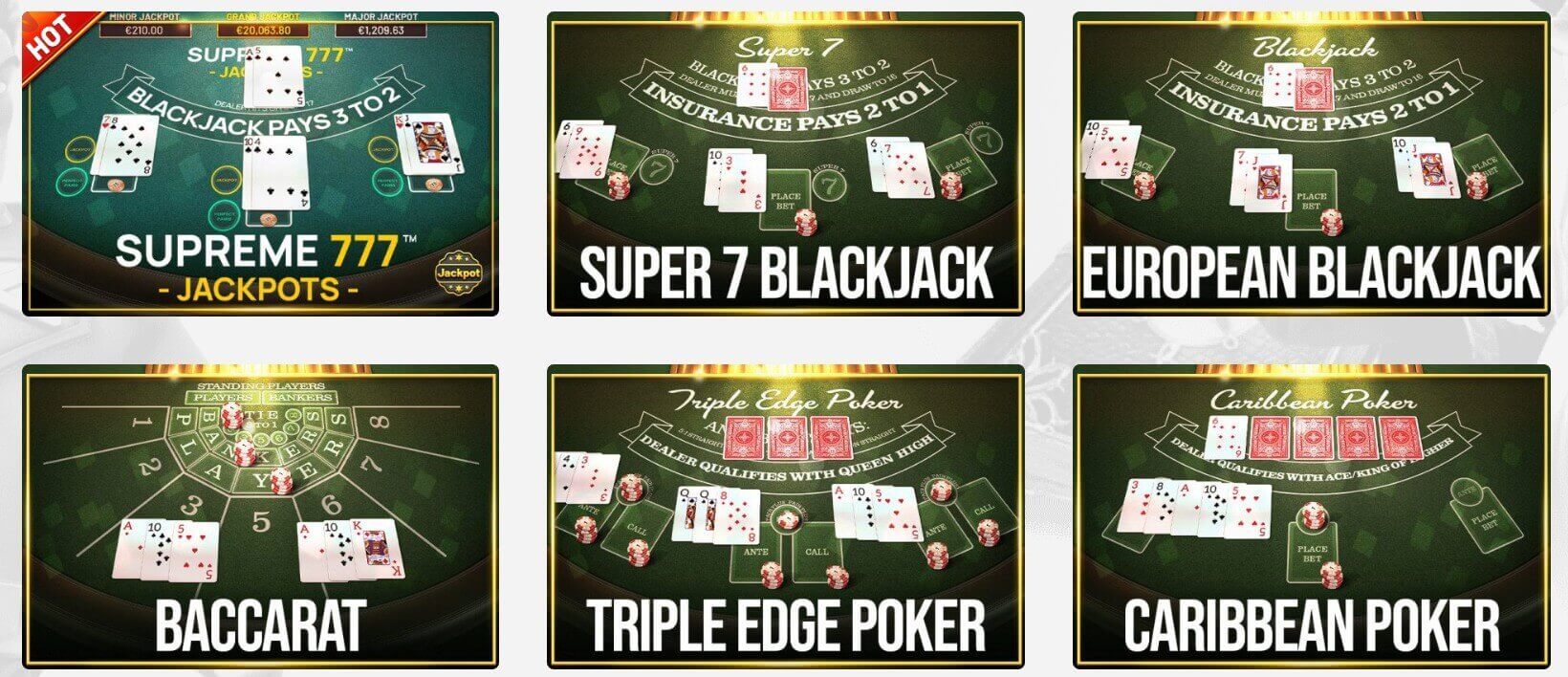 Betsoft Tischspiele