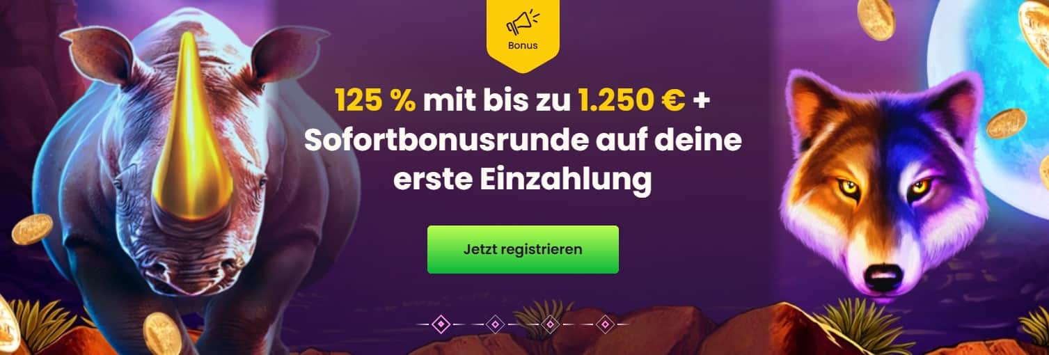 Bizzo Casino_Willkommensbonus 125 % bis zu 1250 €