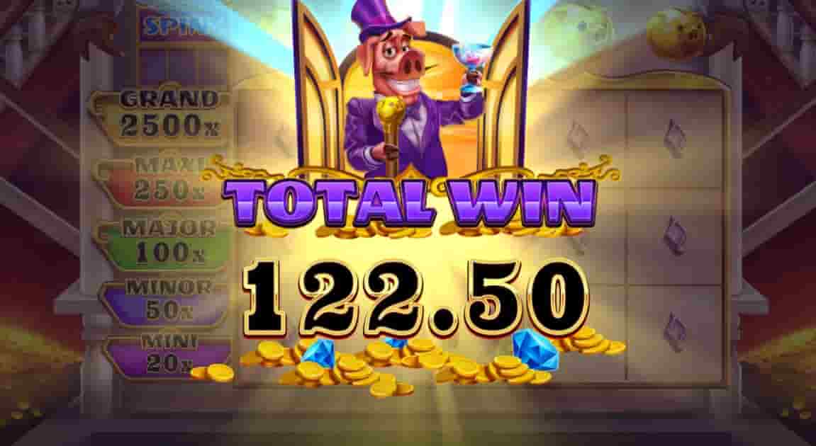 Break the piggy bank_Penguin king_122,50 Gewinn-