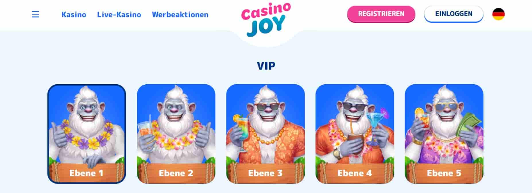 CasinoJoy VIP-