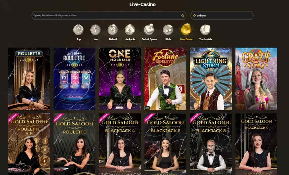 Casinoly Live-Casino