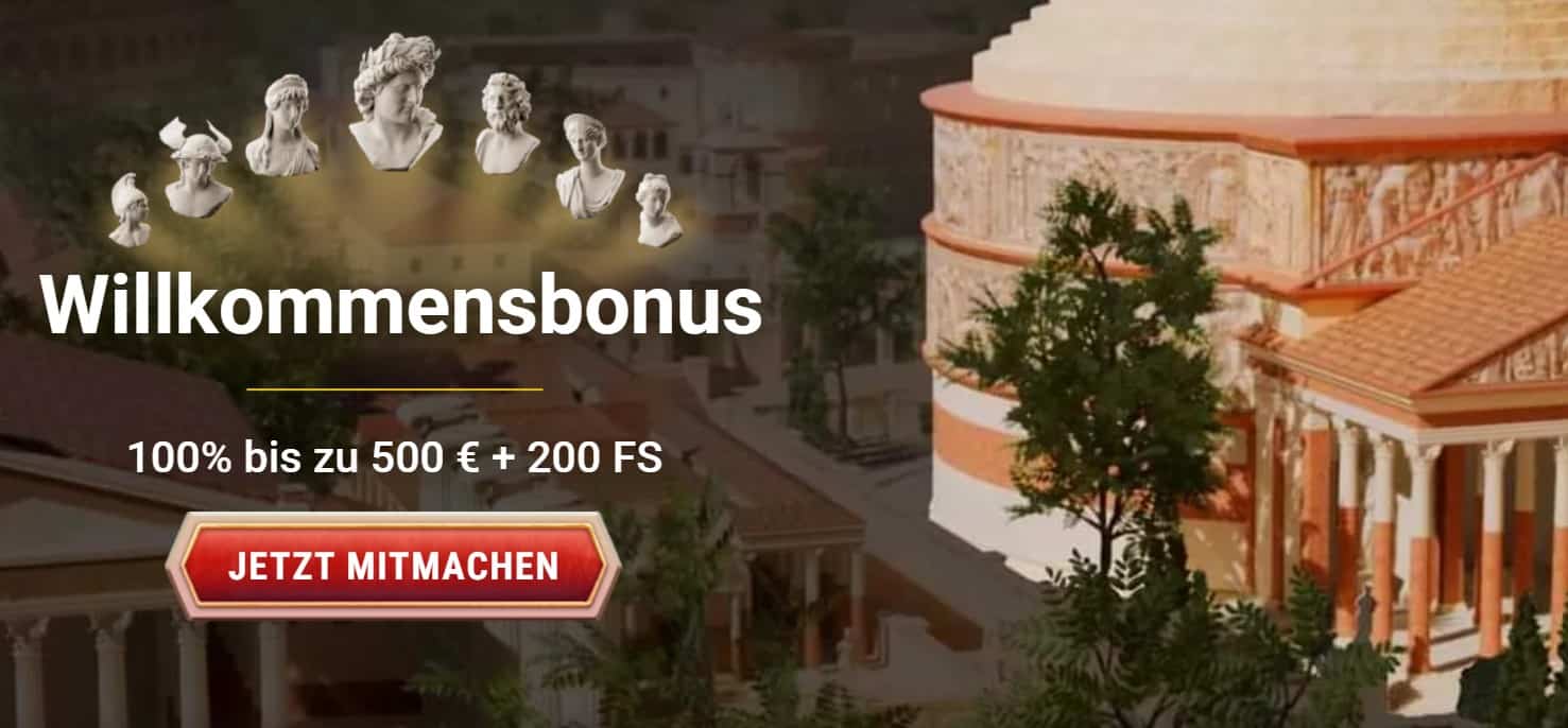 Casinoly_Willkommensbonus_100 % bis zu 500€ + 200 Spins-