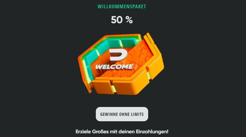 Drip Casino Willkommensbonus