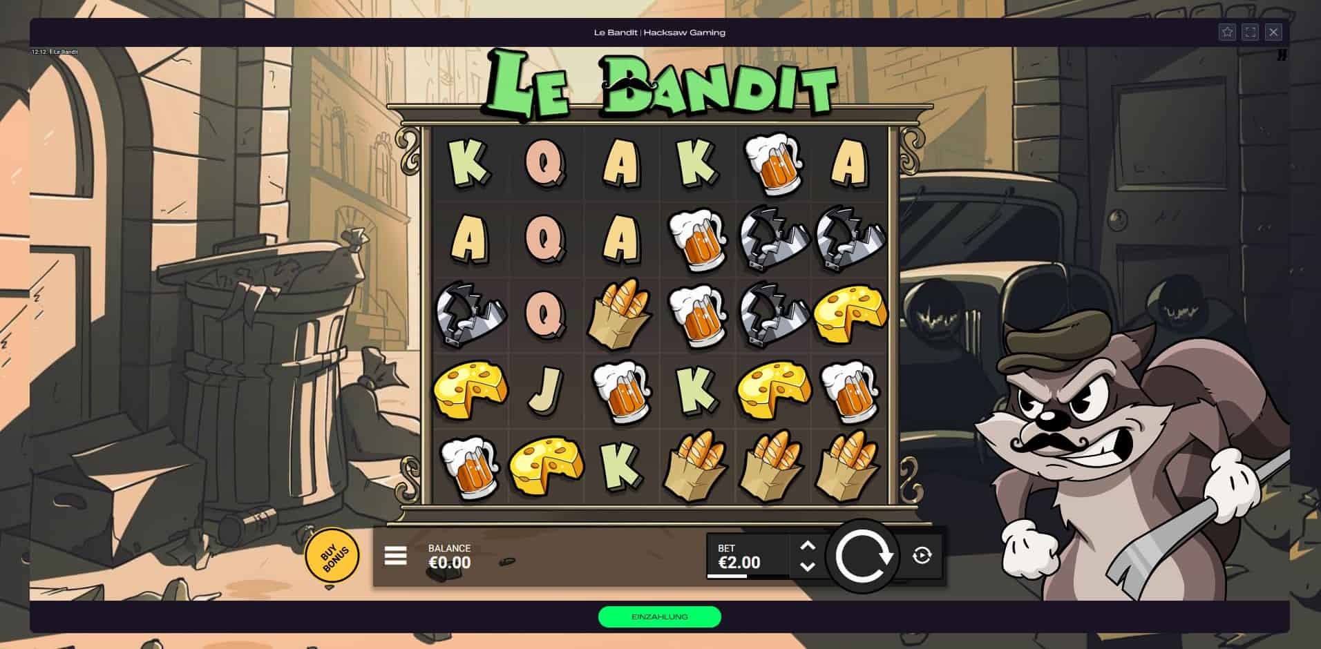 GlitchSpin Casino_Le Bandit Hacksaw