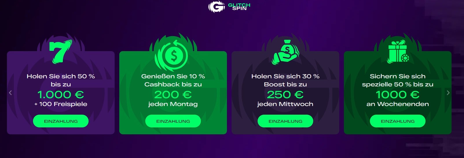 Glitchspin Casino_Boni