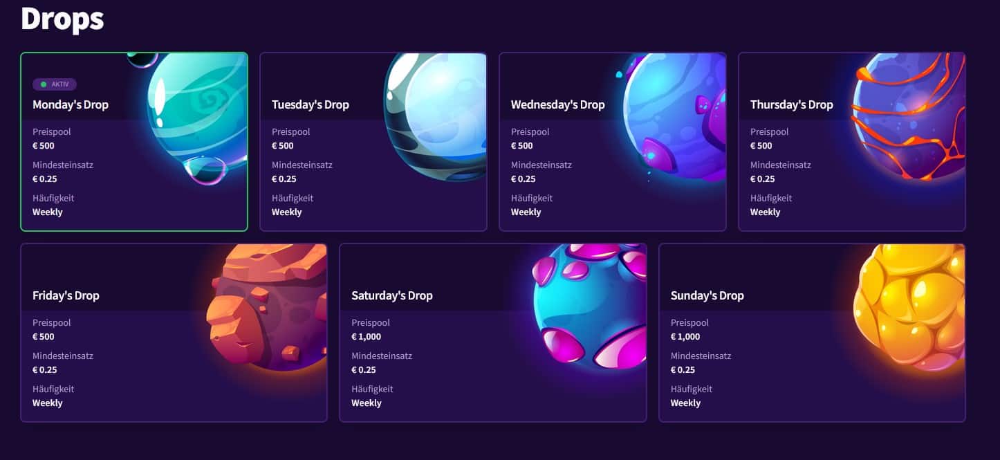 Haz Casino Tägliche Drops-