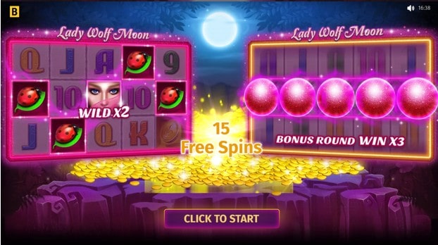 Lady Wolf Moon BGaming-