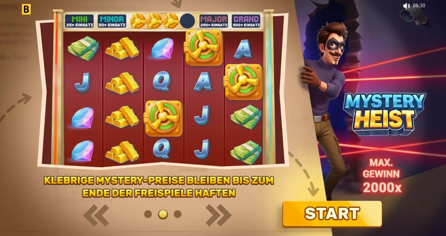 Mystery Heist BGaming_Top RTP Slots bei NovaJackpot