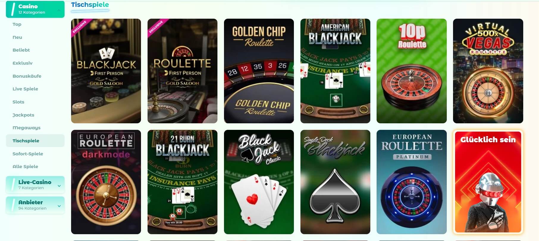 Neon54 Casino_Tischspiele