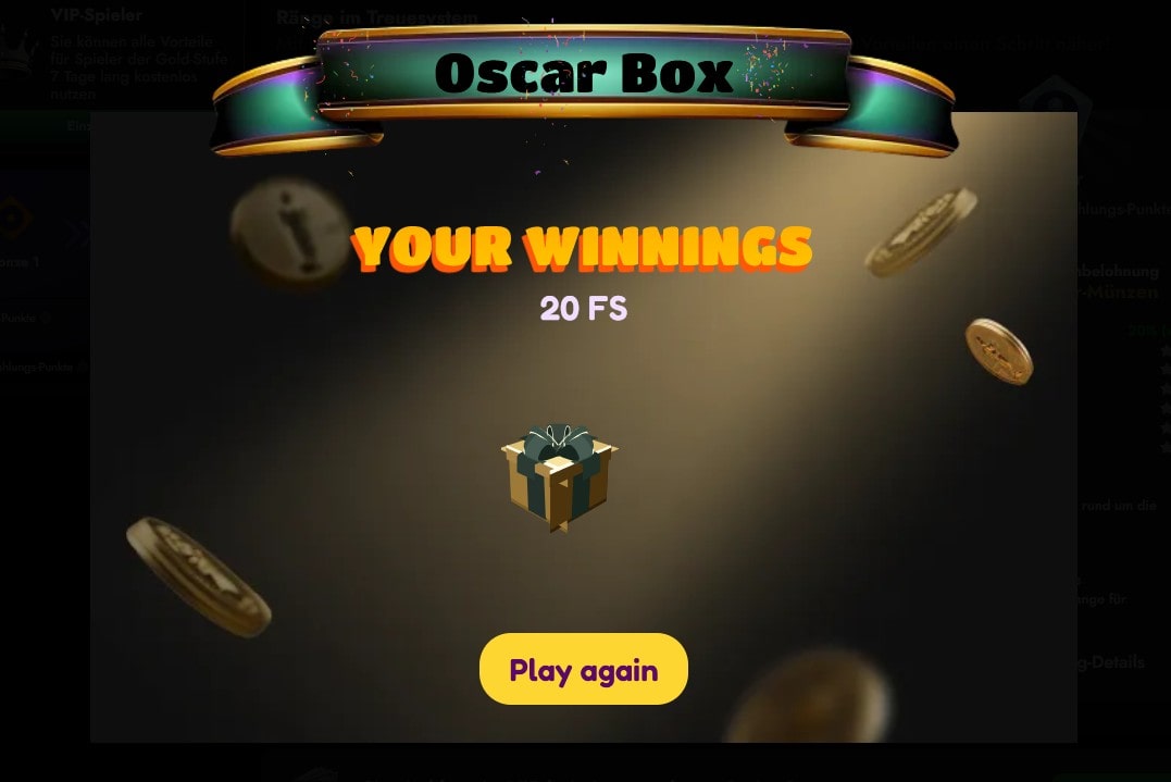 Oscarspin Casino_Oscar Box 20 Gratis Freispiele-min