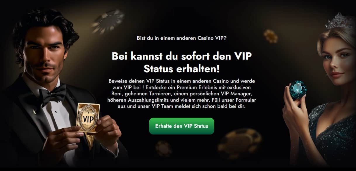 Oscarspin Casino_VIP Status von einem anderen Casino auf Oscarspin übertragen