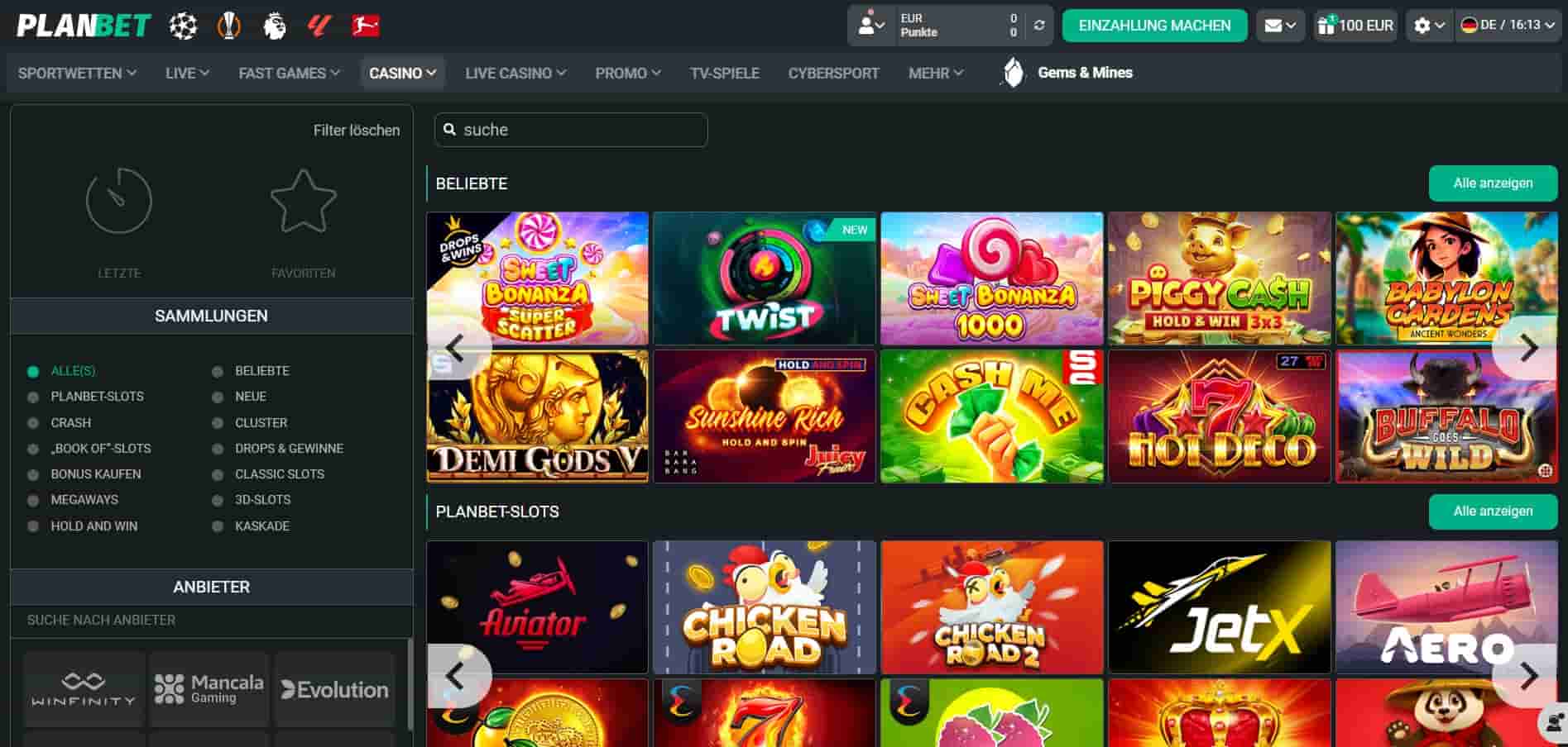 Planbet Slots-