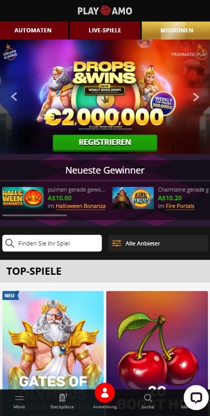 PlayAmo Casino App ohne Download-