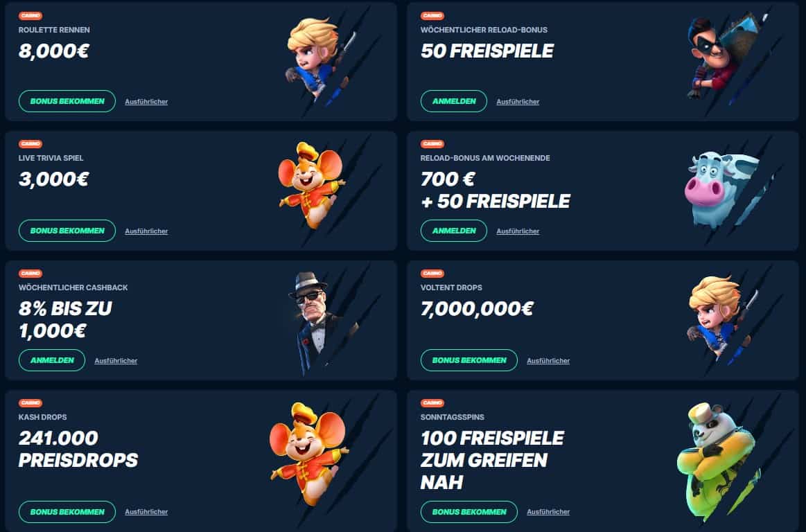 Playzilla laufende Aktionen-