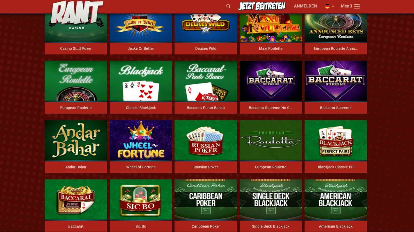 RANT Casino_Tischspiele