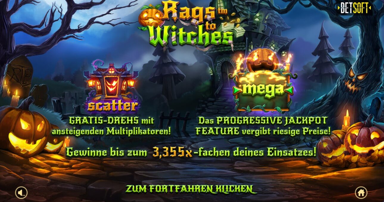 Rags to Wiches Betsoft-