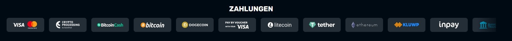 Rocketplay Zahlungen