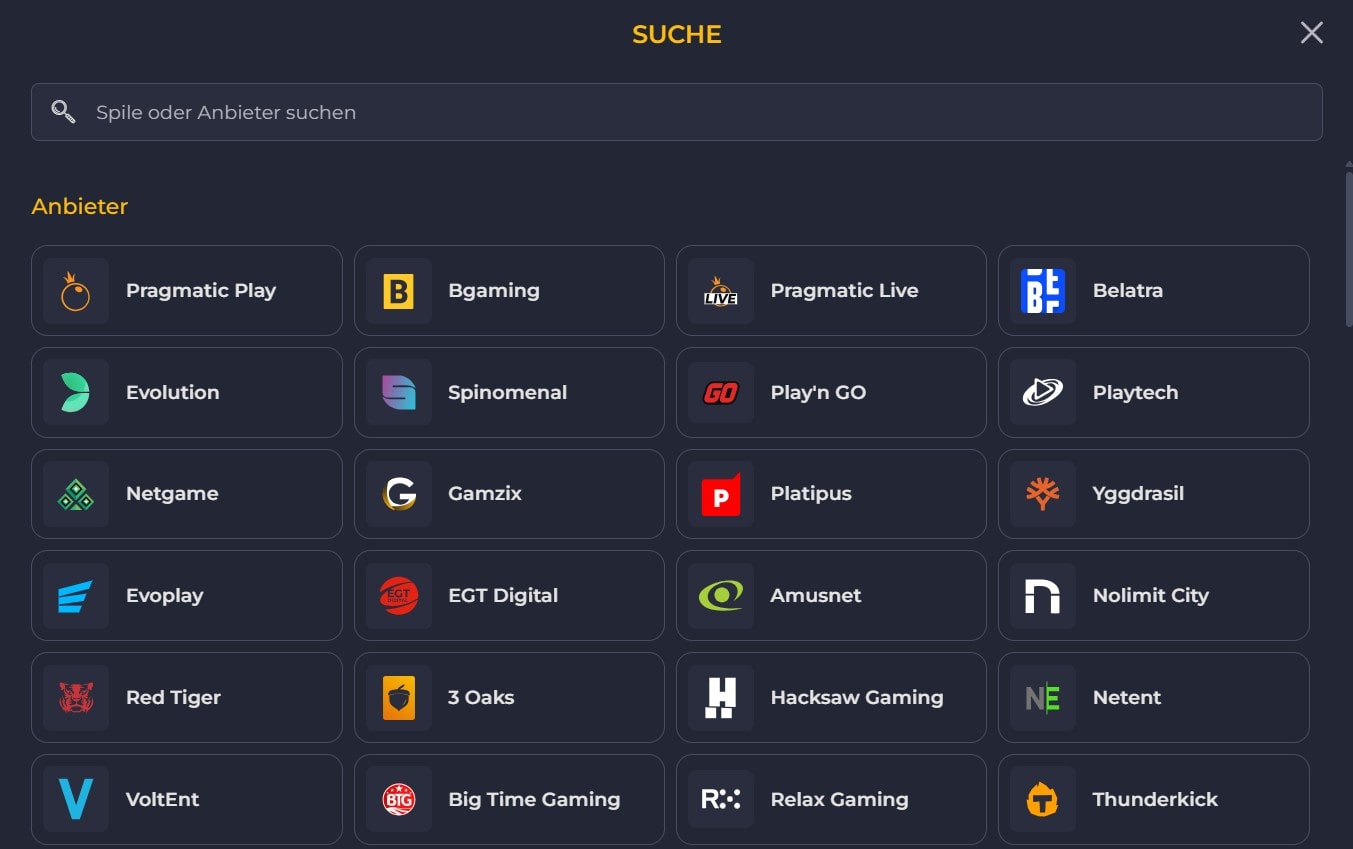 Rolling Slots Provider-