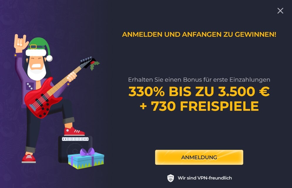 Rolling Slots Willkommensbonus_