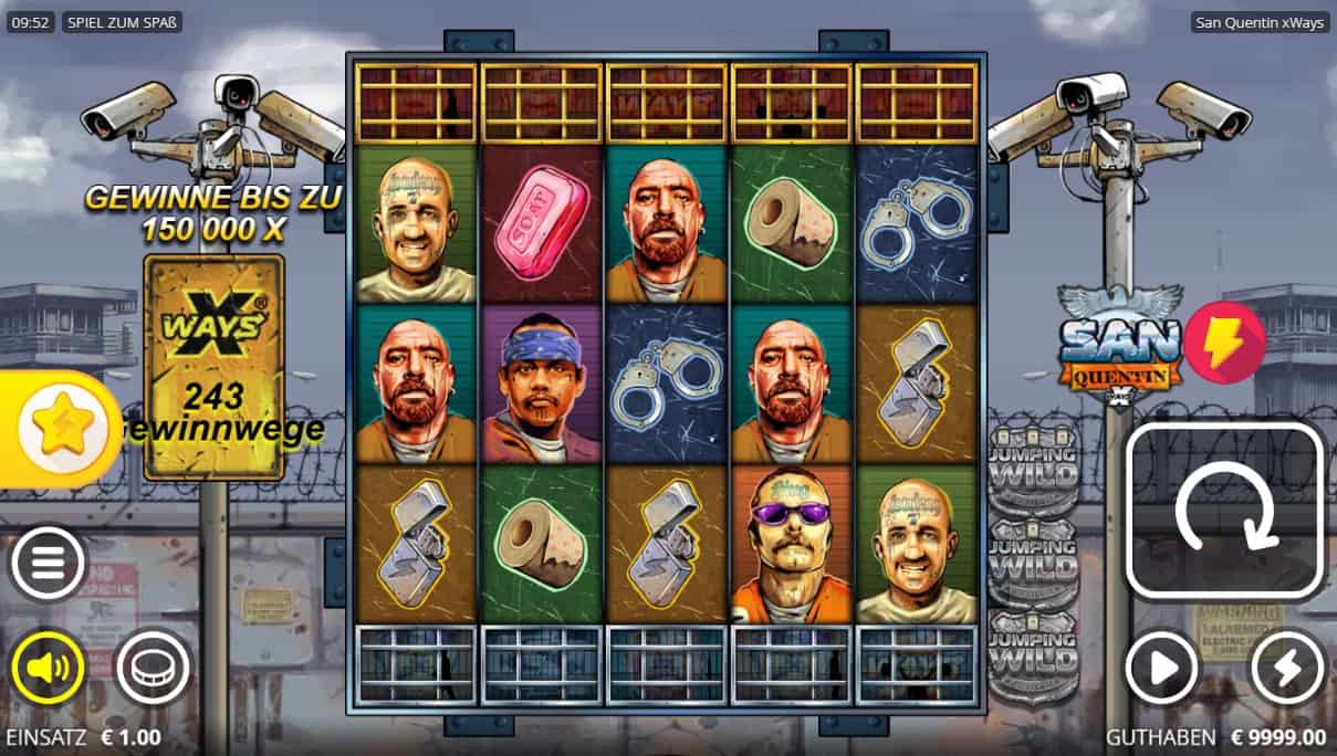 San Quentin xWays_Nolimit City bei Vegadream