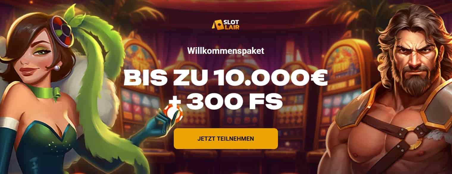 Slotlair_Willkommensbonus-