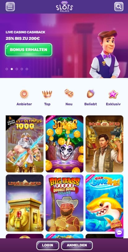 Slots Palace_mobile Lösung_mobiler Browser