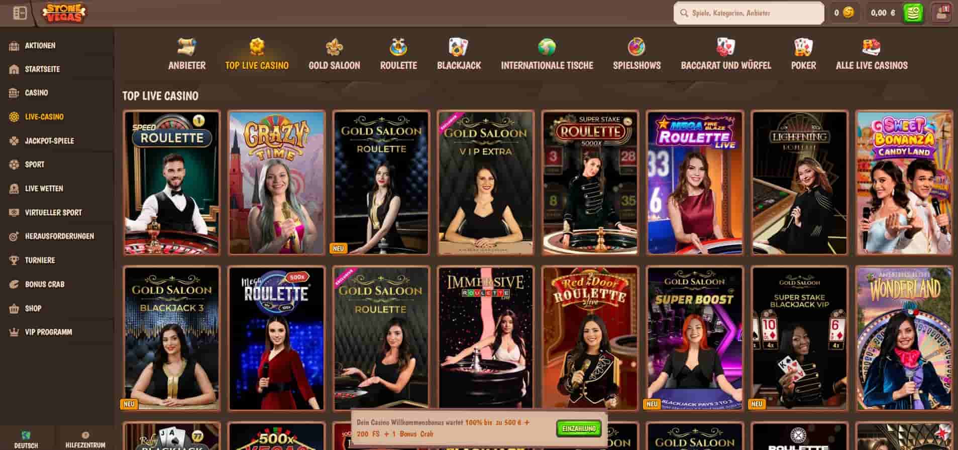 StoneVegas Casino_Live-Casino