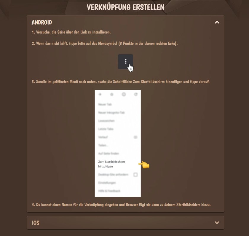 StoneVegas Casino_Startbildschirm-Verknüpfung